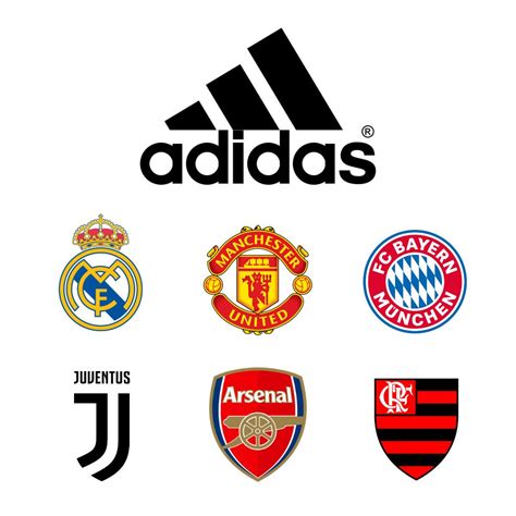 voetbalclubs sponsor adidas